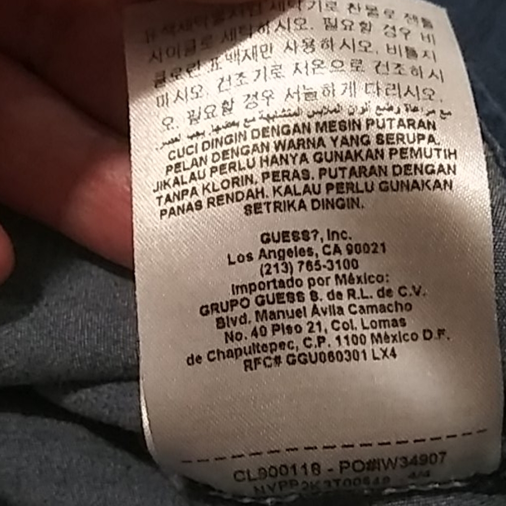 Guess los Angeles denim shirt. - Picture 8 of 16